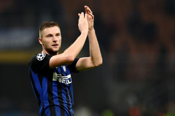 Image สเปอร์จ่อรวบ Milan Skriniar กองหลังอินเตอร์ มิลาน